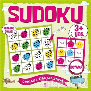 Çocuklar İçin Sudoku Boyama (3+ Yaş) Kolektif