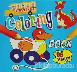 Coloring Book 96 Pages (Blue)