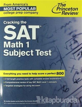 Cracking the SAT Math 1 Subject Test