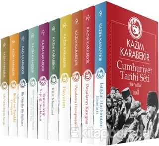Cumhuriyet Tarihi Seti - İlk Yıllar (10 Kitap Lüx Kutulu) Kâzım Karabe