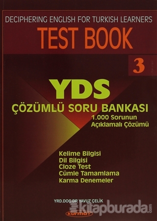 Deciphering English For Türkish Learners Test Book 3 : YDS Çözümlü Soru Bankası