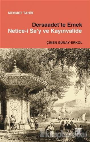 Dersaadet'te Emek Netice-i Sa'y ve Kayınvalide Mehmet Tahir