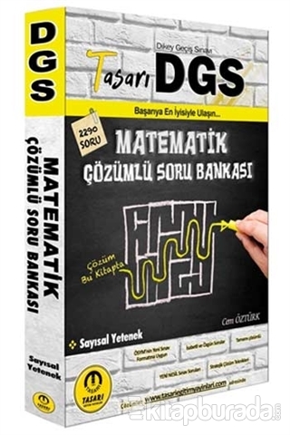 DGS Matematik Sayısal Yetenek Çözümlü Soru Bankası Cem Öztürk