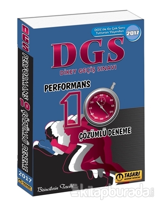 DGS Performans 10 Çözümlü Deneme 2017 Kolektif