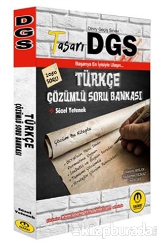 DGS Türkçe Sözel Yetenek Çözümlü Soru Bankası Cem Keser