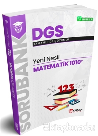 DGS Yeni Nesil Matematik 1010+ Tamamı PDF Çözümlü Soru Bankası Kolekti