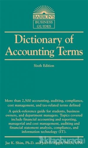 Dictionary of Accounting Terms Jae K. Shim