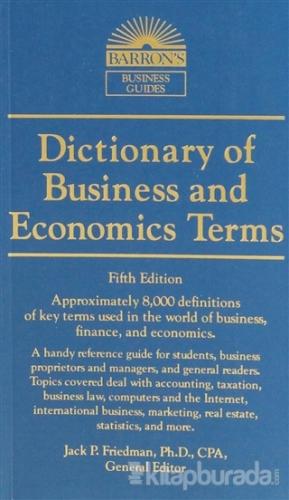 Dictionary of Business and Economics Terms Kolektif