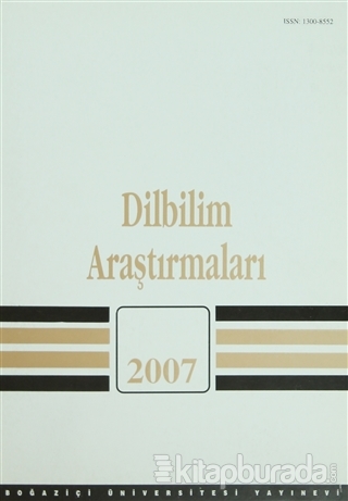 Dilbilim Araştırmaları 2007 Kolektif