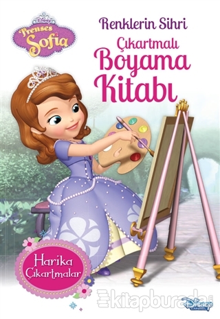 Disney Prenses Sofia Renklerin Sihri Çıkartmalı Boyama Kitabı Kolektif