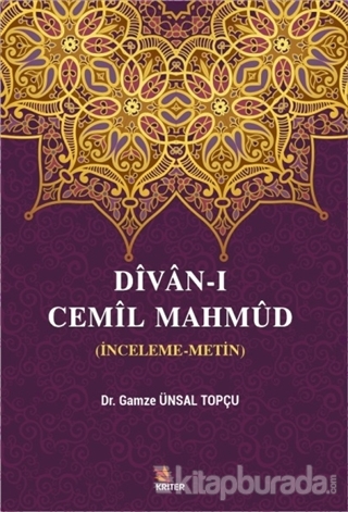 Divan-ı Cemil Mahmüd Gamze Ünsal Topçu