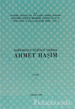 Doğumunun Yüzüncü Yılında Ahmet Haşim