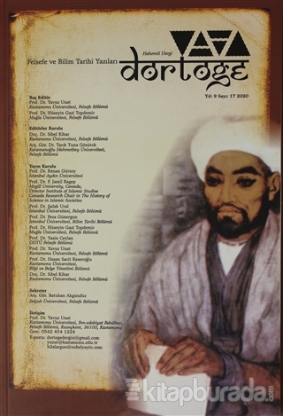 Dörtöğe Felsefe ve Bilim Tarihi Yazıları Hakemli Dergi Yıl:9 Sayı:17 2020