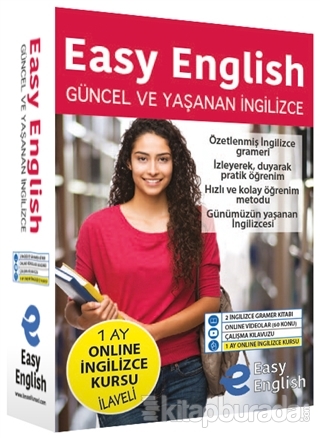 Easy English Güncel ve Yaşanan İngilizce Eğitim Seti (Ciltli) Kolektif