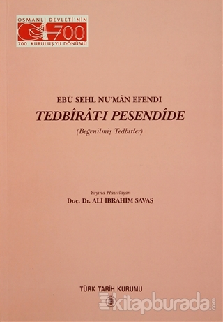Ebu Sehl Nu'man Efendi Tedbirat-ı Pesendide