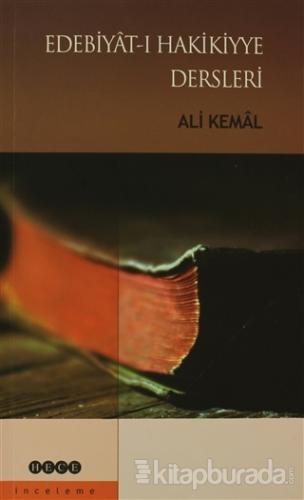 Edebiyat-ı Hakikiyye Dersleri %15 indirimli Ali Kemal