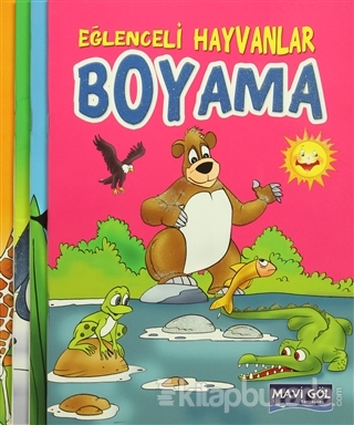 Eğlenceli Hayvanlar Boyama (4 kitap) Kolektif