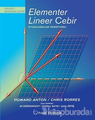 Elementer Lineer Cebir %15 indirimli Howard Anton