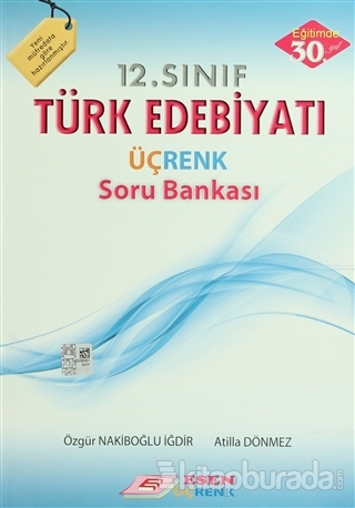 Esen 12. Sınıf Türk Edebiyatı Üçrenk Soru Bankası