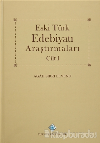Eski Türk Edebiyatı Araştırmaları (2 Cilt Takım) (Ciltli) Agah Sırrı L