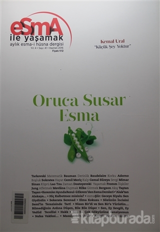 Esma-i Hüsna Dergisi Yıl: 4 Sayı: 41 Haziran 2016