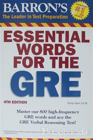 Essential Words for the Gre Philip Geer