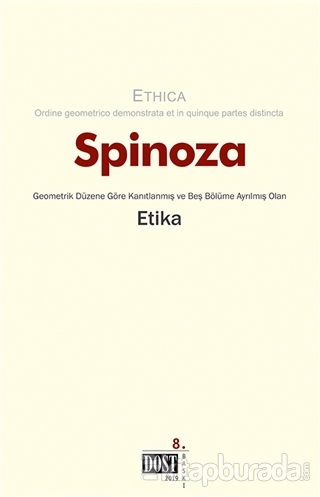 Etika %15 indirimli Benedictus de Spinoza