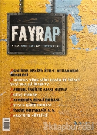 Fayrap Popülist Edebiyat Dergisi Sayı: 107 Nisan 2018