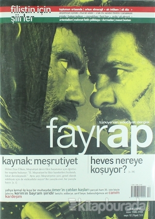 Fayrap Popülist Edebiyat Dergisi Sayı: 12 Şubat 2009 Kolektif