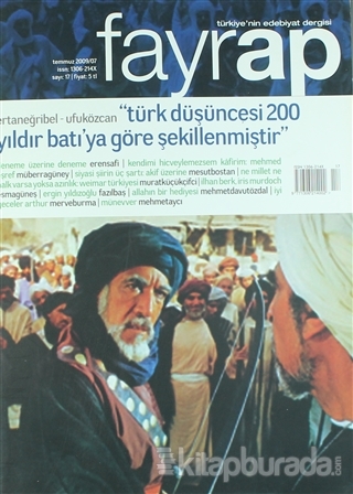 Fayrap Popülist Edebiyat Dergisi Sayı: 17 Temmuz 2009