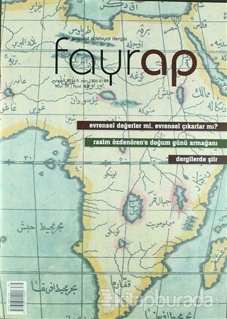 Fayrap Popülist Edebiyat Dergisi Sayı: 39 Mayıs 2011