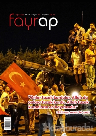 Fayrap Popülist Edebiyat Dergisi Sayı: 87 Ağustos 2016