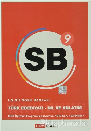 Fem 9. Sınıf Türk Edebiyatı - Dil ve Anlatım Soru Bankası Kolektif