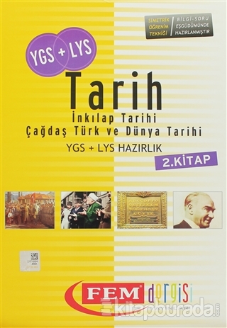 Fem YGS - LYS Tarih İnkılap Tarihi Çağdaş Türk ve Dünya Tarihi 2. Kitap