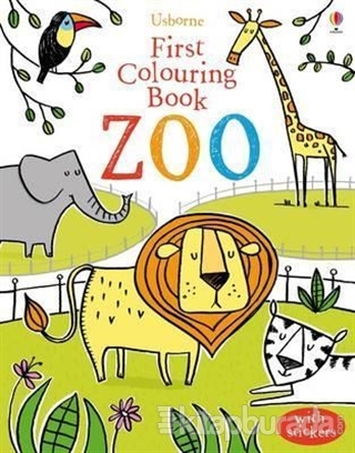 First Colouring Book Zoo - With Stickers