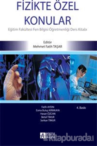 Fizikte Özel Konular Mehmet Fatih Taşar