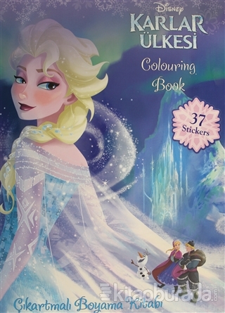 Frozen Coloring Book - Çıkartmalı Boyama Kitabı 37 Stickers