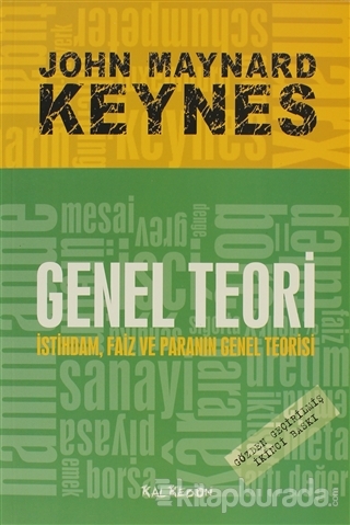 Genel Teori %15 indirimli John Maynard Keynes