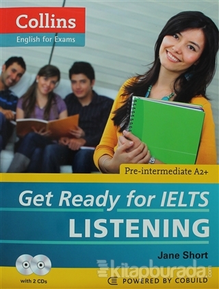 Collins Get Ready for IELTS Listening +2 Cds %15 indirimli Jane Short