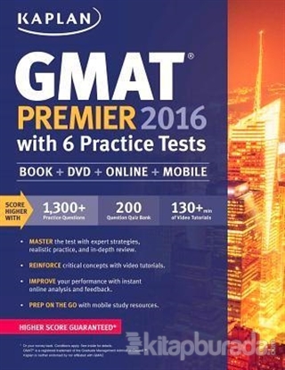GMAT Premier 2016 With 6 Practice Tests