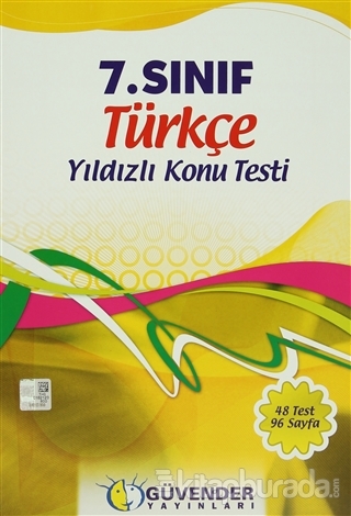 7. Sınıf Türkçe Yıldızlı Konu Testi %15 indirimli Komisyon