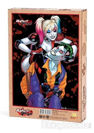 Harley Quinn - Joker Loves Harley Ahşap Puzzle 500 Parça (KOP-HQ062 - D)