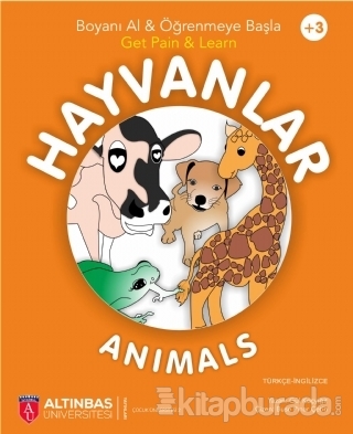 Hayvanlar - Animals (Boyama Kitabı) Gül Koçyiğit
