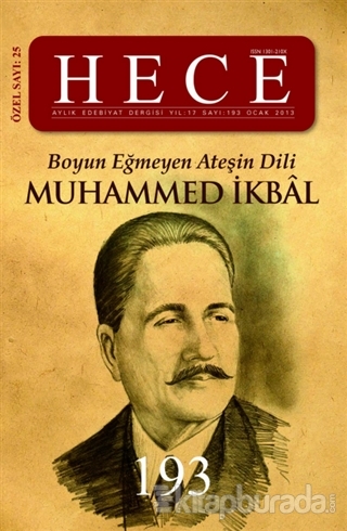 Hece Aylık Edebiyat Dergisi Muhammed İkbal Özel Sayısı: 25 - 193 (Ciltli)