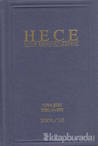 Hece Aylık Edebiyat Dergisi Özel Sayı: 2 Türk Şiiri Özel Sayısı 2001/1