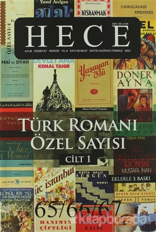 Hece Aylık Edebiyat Dergisi Sayı: 4 - Türk Romanı Özel Sayısı 65/66/67 (2 Cilt Takım) (Ciltsiz)
