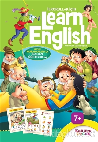İlkokullar İçin Learn English (Yeşil)