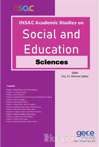 INSAC Academic Studies On Social and Education Sciences Mehmet Dalkılı