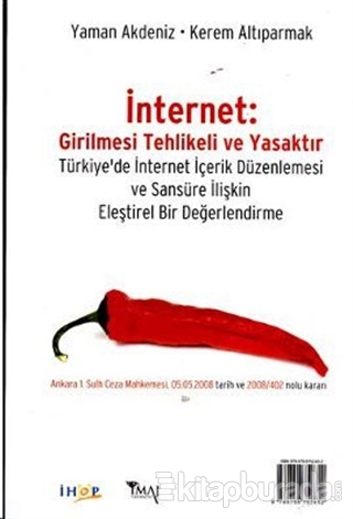 İnternet: Girilmesi Tehlikeli ve Yasaktır %15 indirimli Yaman Akdeniz