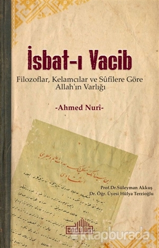 İsbat-ı Vacib Ahmed Nuri